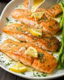 Fish is a great source of high-quality protein and healthy fat.